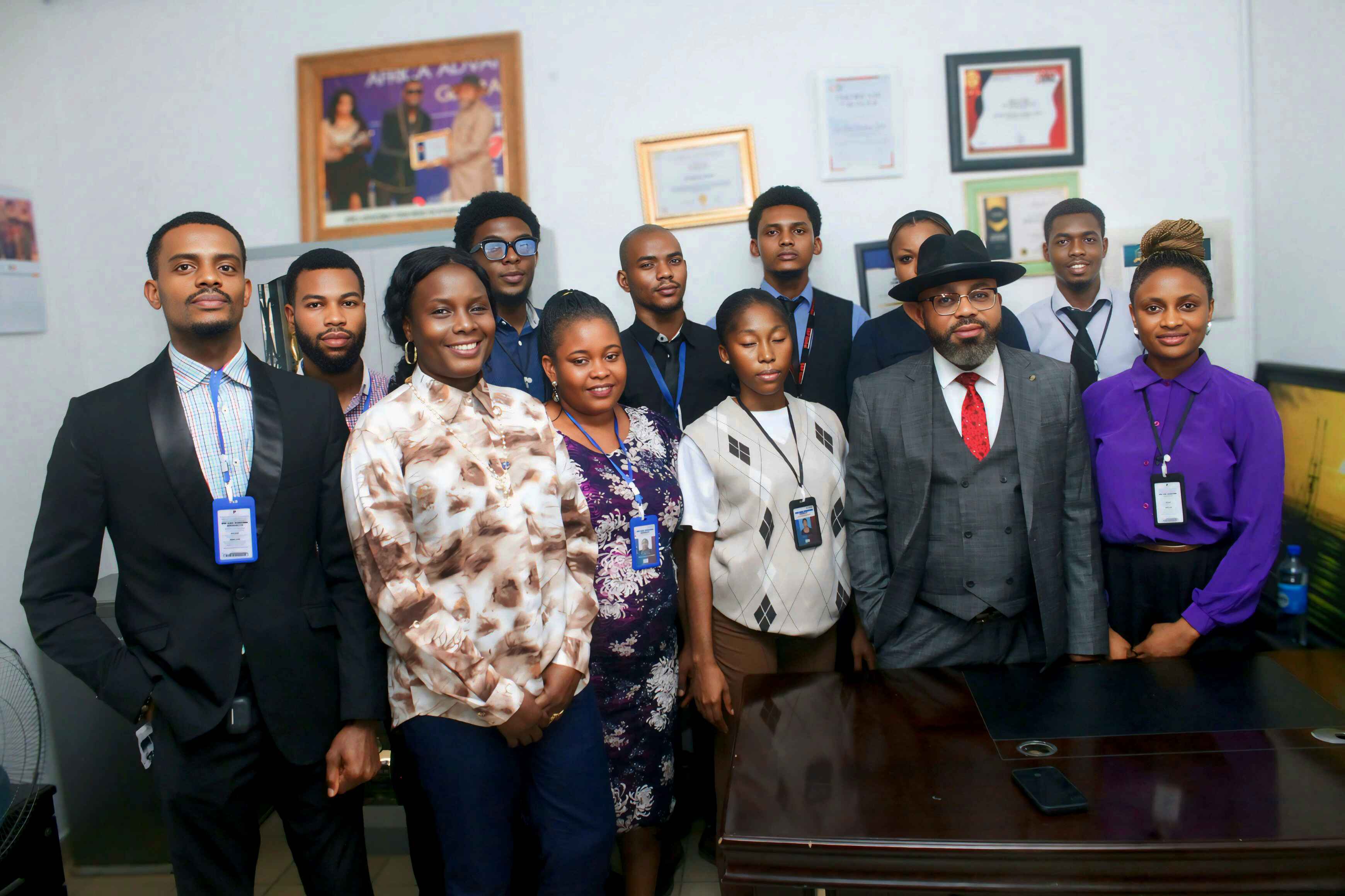Group portrait of OGIS team members
